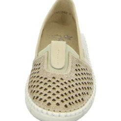 Rieker Slipper/Kletthalbschuh luftdurchlässig (durchbrochenes/geflochtenes Obermaterial)