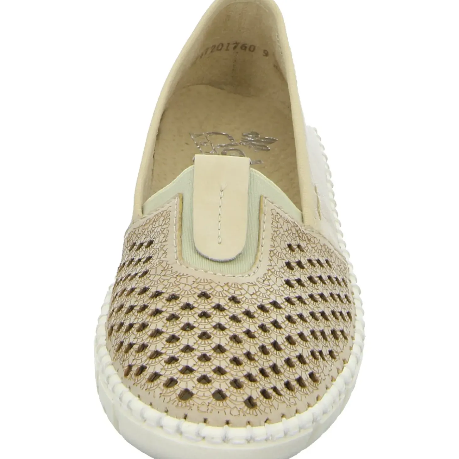 Rieker Slipper/Kletthalbschuh luftdurchlässig (durchbrochenes/geflochtenes Obermaterial)