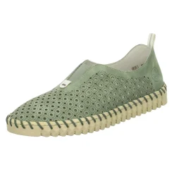 Rieker Slipper/Kletthalbschuh luftdurchlässig (durchbrochenes/geflochtenes Obermaterial)