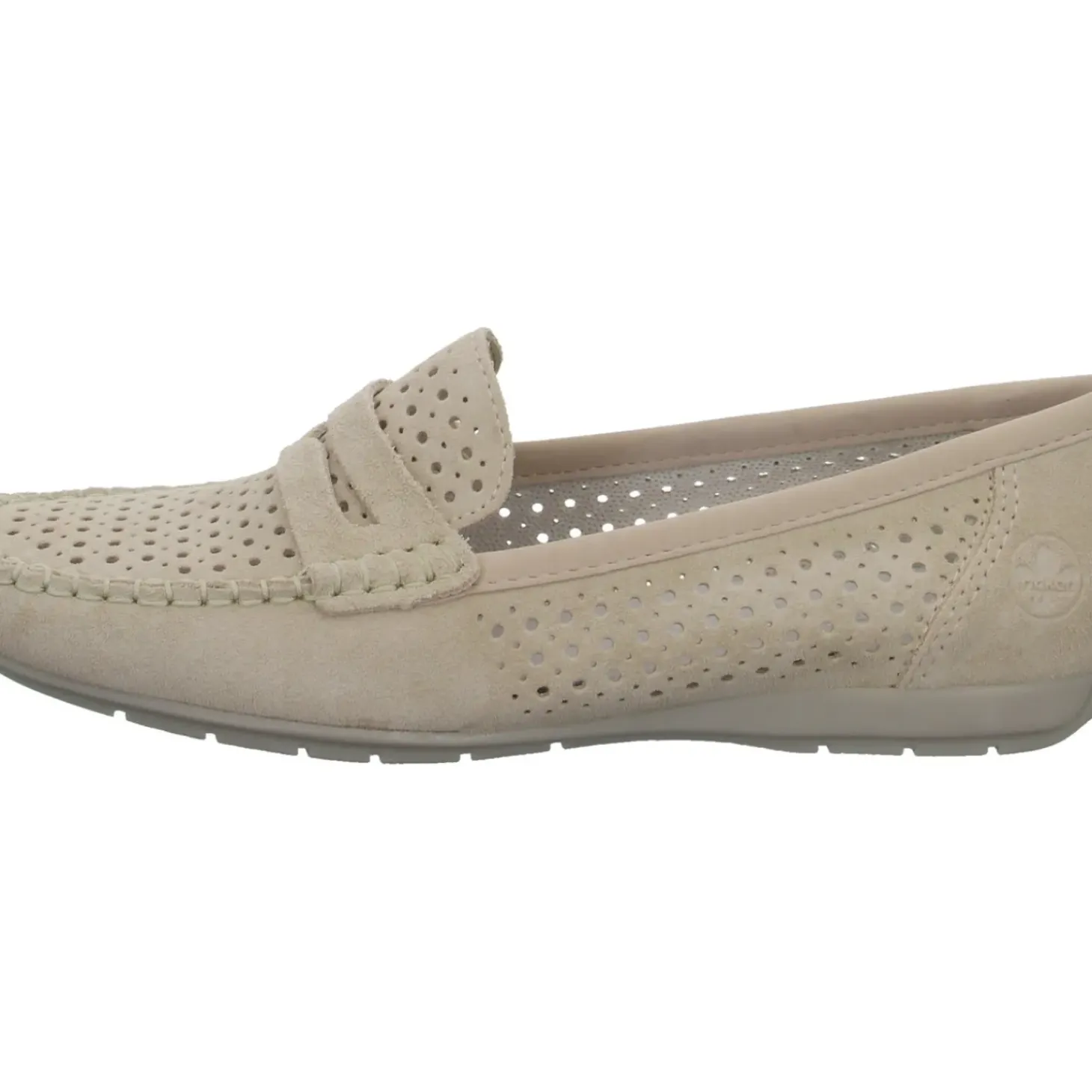 Rieker Slipper/Kletthalbschuh luftdurchlässig (durchbrochenes/geflochtenes Obermaterial)