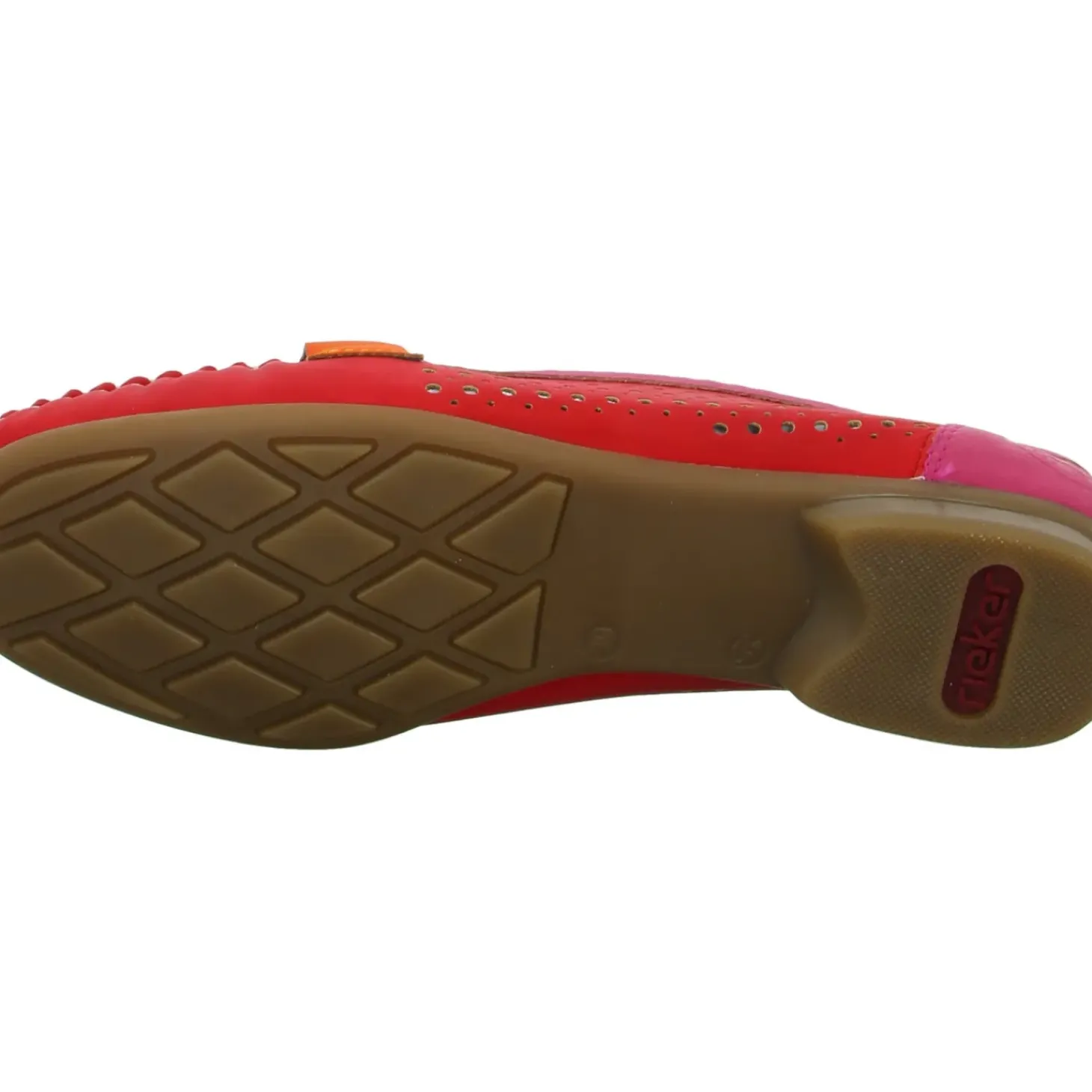 Rieker Slipper/Kletthalbschuh luftdurchlässig (durchbrochenes/geflochtenes Obermaterial)