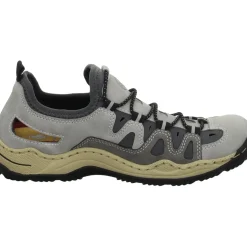 Rieker Slipper/Kletthalbschuh luftdurchlässig (durchbrochenes/geflochtenes Obermaterial)