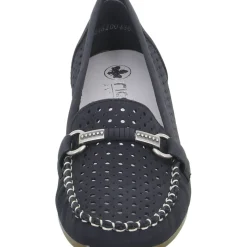 Rieker Slipper/Kletthalbschuh luftdurchlässig (durchbrochenes/geflochtenes Obermaterial)