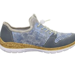 Rieker Slipper/Kletthalbschuh luftdurchlässig (durchbrochenes/geflochtenes Obermaterial)