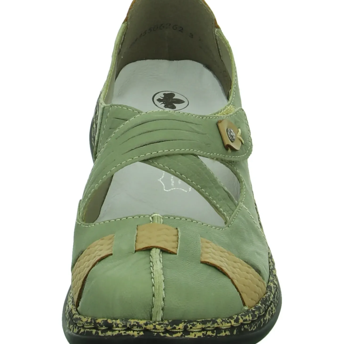 Rieker Slipper/Kletthalbschuh luftdurchlässig (durchbrochenes/geflochtenes Obermaterial)