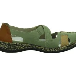 Rieker Slipper/Kletthalbschuh luftdurchlässig (durchbrochenes/geflochtenes Obermaterial)