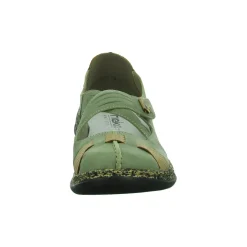 Rieker Slipper/Kletthalbschuh luftdurchlässig (durchbrochenes/geflochtenes Obermaterial)