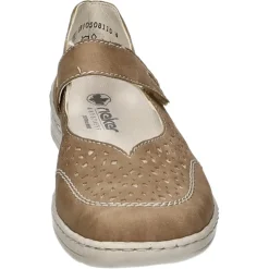Rieker Slipper/Kletthalbschuh luftdurchlässig (durchbrochenes/geflochtenes Obermaterial)