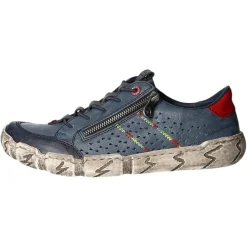Rieker Slipper/Kletthalbschuh luftdurchlässig (durchbrochenes/geflochtenes Obermaterial)