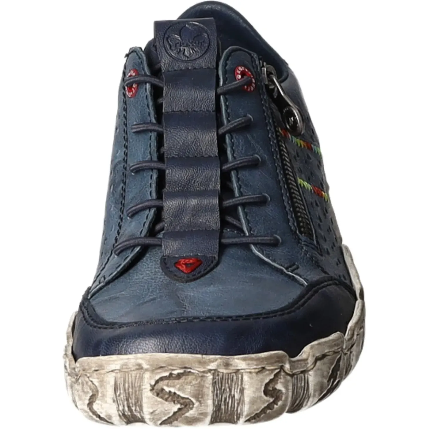 Rieker Slipper/Kletthalbschuh luftdurchlässig (durchbrochenes/geflochtenes Obermaterial)