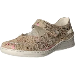 Rieker Slipper/Kletthalbschuh luftdurchlässig (durchbrochenes/geflochtenes Obermaterial)