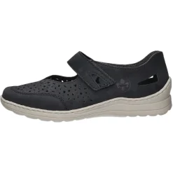 Rieker Slipper/Kletthalbschuh luftdurchlässig (durchbrochenes/geflochtenes Obermaterial)
