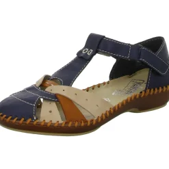 Rieker Slipper/Kletthalbschuh luftdurchlässig (durchbrochenes/geflochtenes Obermaterial)