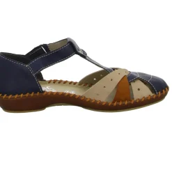 Rieker Slipper/Kletthalbschuh luftdurchlässig (durchbrochenes/geflochtenes Obermaterial)