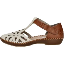 Rieker Slipper/Kletthalbschuh luftdurchlässig (durchbrochenes/geflochtenes Obermaterial)