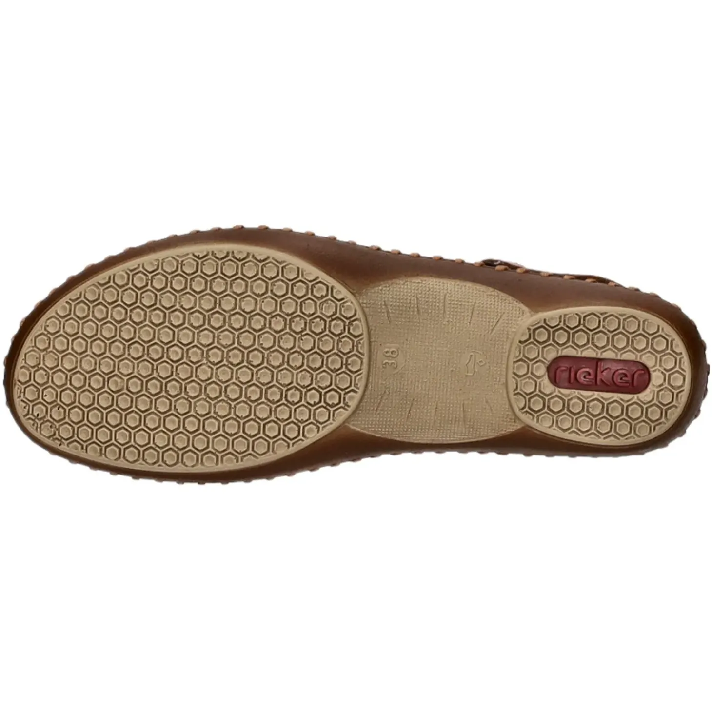 Rieker Slipper/Kletthalbschuh luftdurchlässig (durchbrochenes/geflochtenes Obermaterial)
