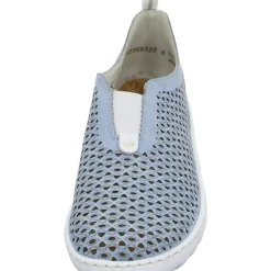 Rieker Slipper/Kletthalbschuh luftdurchlässig (durchbrochenes/geflochtenes Obermaterial)