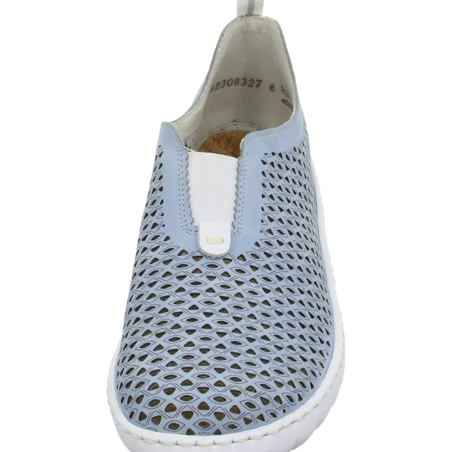 Rieker Slipper/Kletthalbschuh luftdurchlässig (durchbrochenes/geflochtenes Obermaterial)
