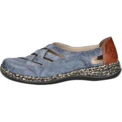 Rieker Slipper/Kletthalbschuh luftdurchlässig (durchbrochenes/geflochtenes Obermaterial)