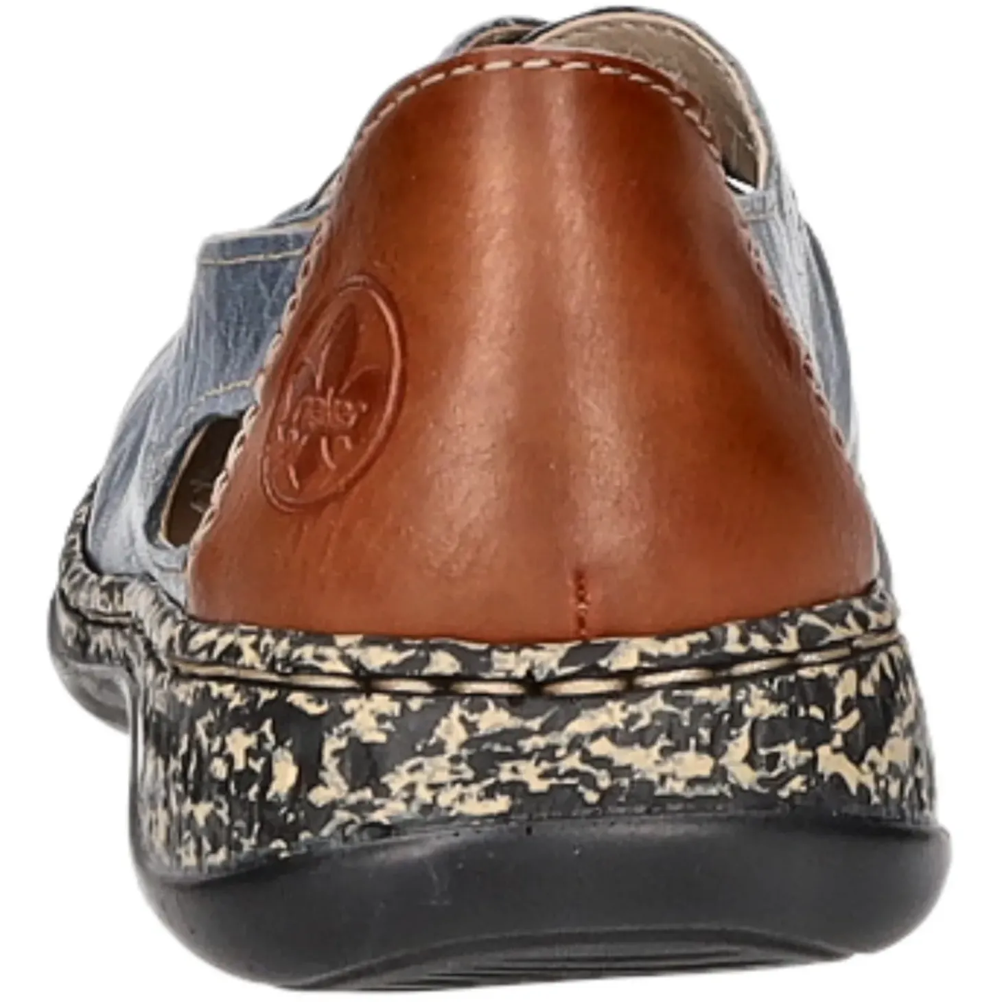 Rieker Slipper/Kletthalbschuh luftdurchlässig (durchbrochenes/geflochtenes Obermaterial)