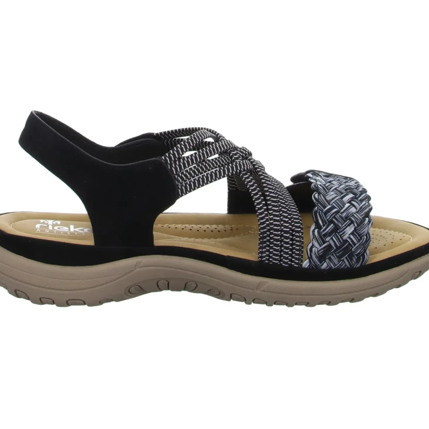 Rieker Sportliche Sandalette bis 30mm Sohlenhöhe