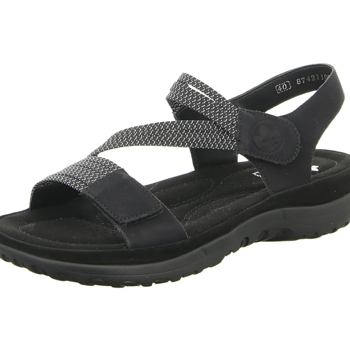 Rieker Sportliche Sandalette bis 30mm Sohlenhöhe