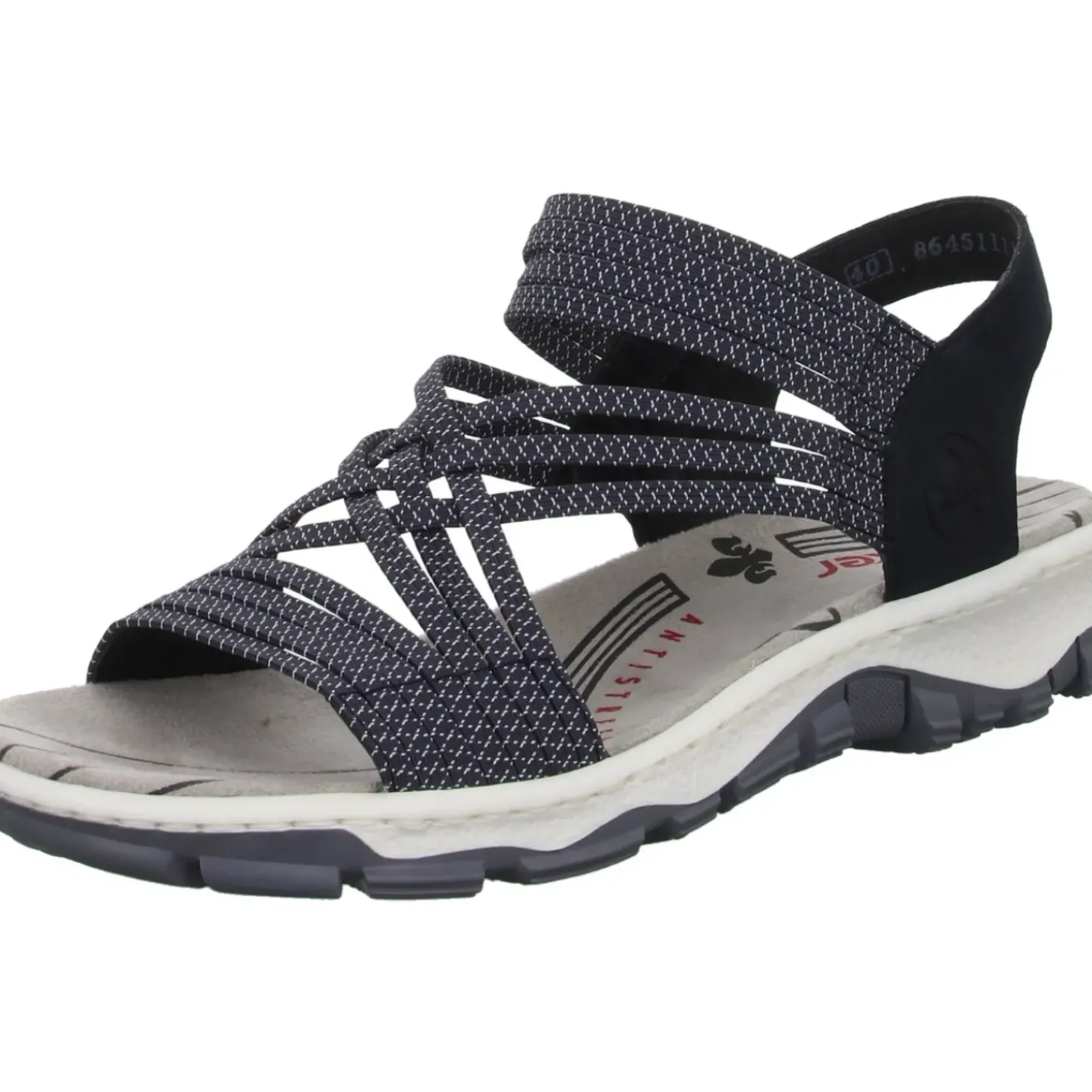 Rieker Sportliche Sandalette bis 30mm Sohlenhöhe