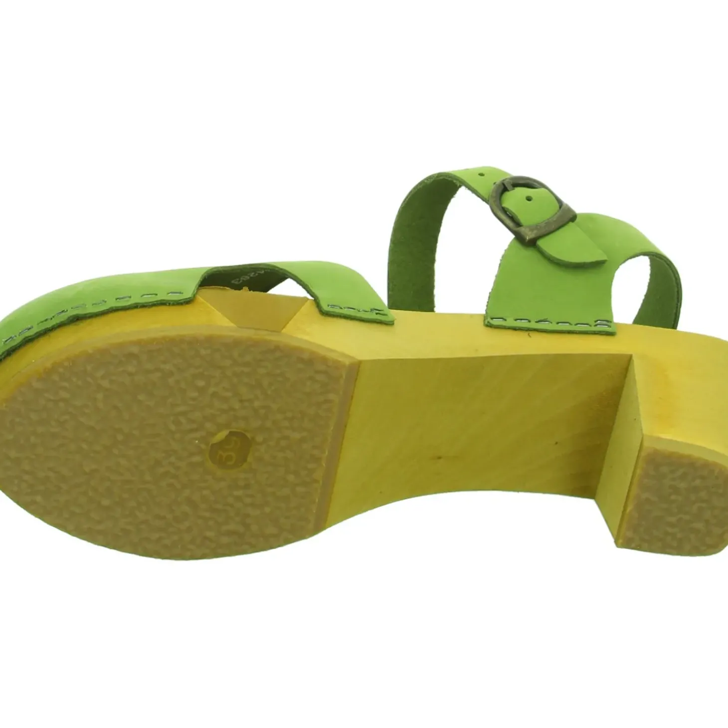 Sanita Sling ab 50mm Absatz WOOD-MATRIX SQUARE FLEX SANDAL