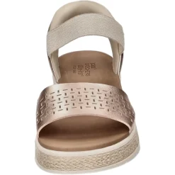 Skechers Keil Sandalette ab 30mm Sohlenhöhe Bobs Sun Ray-STEP ASIDE