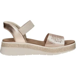 Skechers Keil Sandalette ab 30mm Sohlenhöhe Bobs Sun Ray-STEP ASIDE