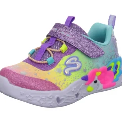 Skechers Lauflernstiefel Kaltfutter S Lights® Unicorn Charmer-TWILIGHT DREAM