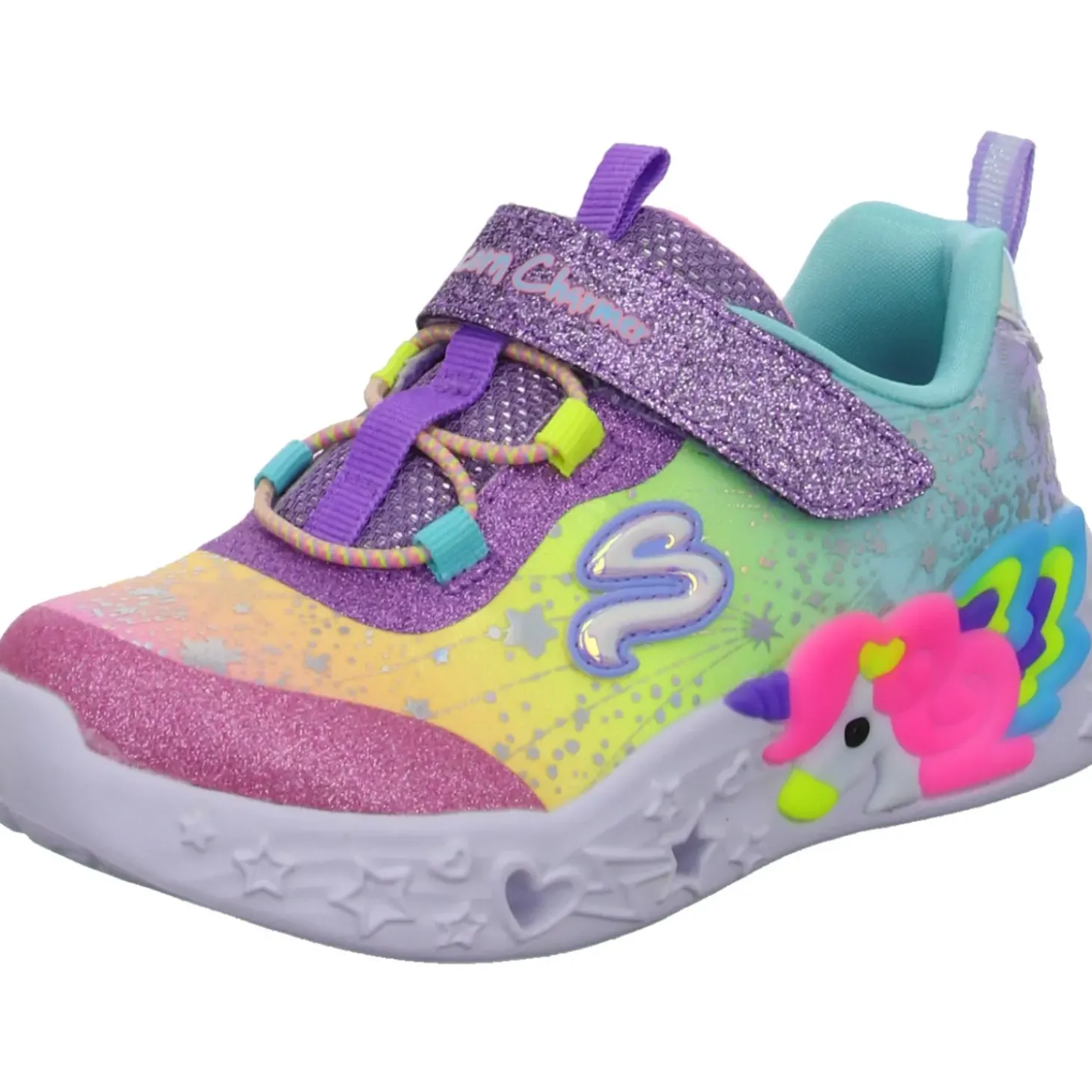 Skechers Lauflernstiefel Kaltfutter S Lights® Unicorn Charmer-TWILIGHT DREAM