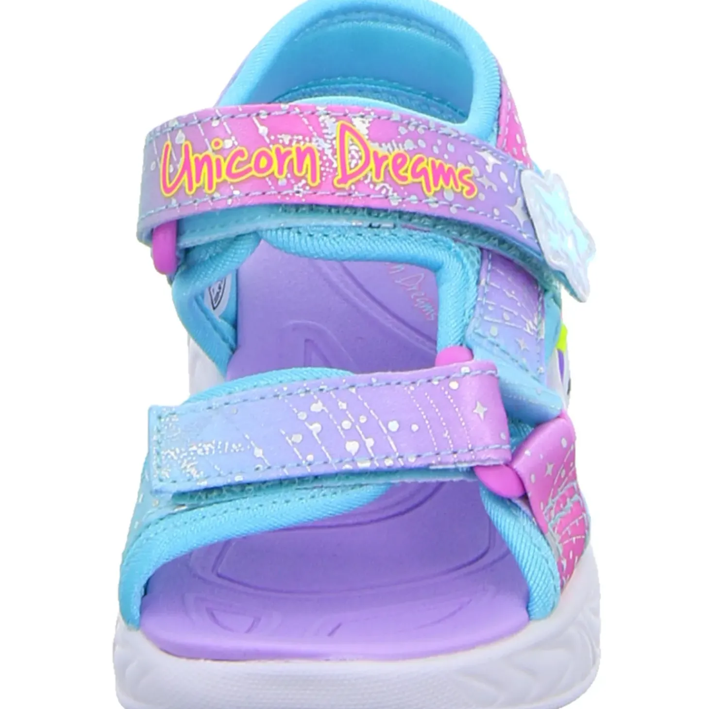 Skechers Minilette S Lights-Unicorn Dreams Sandal-MAJESTIC BLISS