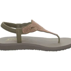 Skechers Sandalette bis 30mm Absatz (casual) MEDITATION-PEARL PERFECTION