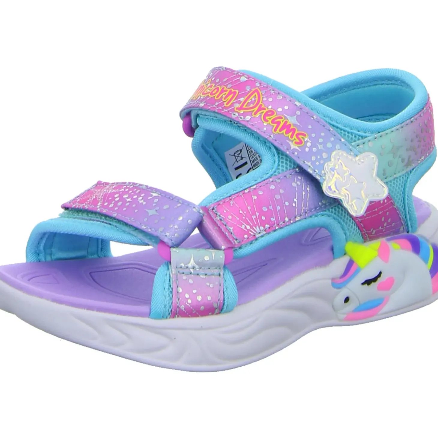 Skechers Sandalette S Lights-Unicorn Dreams Sandal-MAJESTIC BLISS