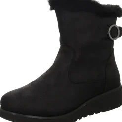 Skechers Schlupf-/Reißverschlußstiefelette Warmfutter bis 35mm Absatz (casual) Keepsakes Wedge-COMFY WINTER