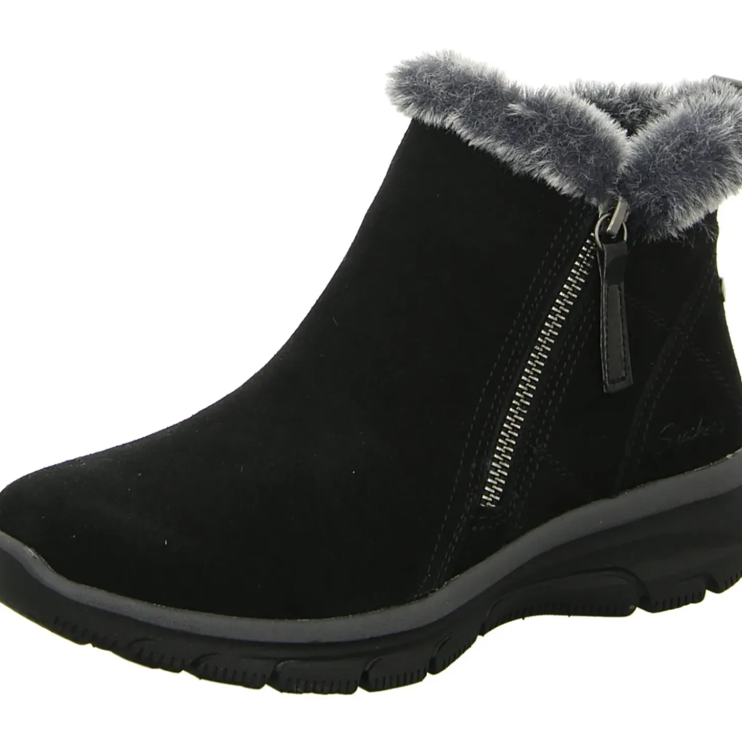 Skechers Schlupf-/Reißverschlußstiefelette Warmfutter bis 35mm Absatz (casual) Easy Going-HIGH ZIP