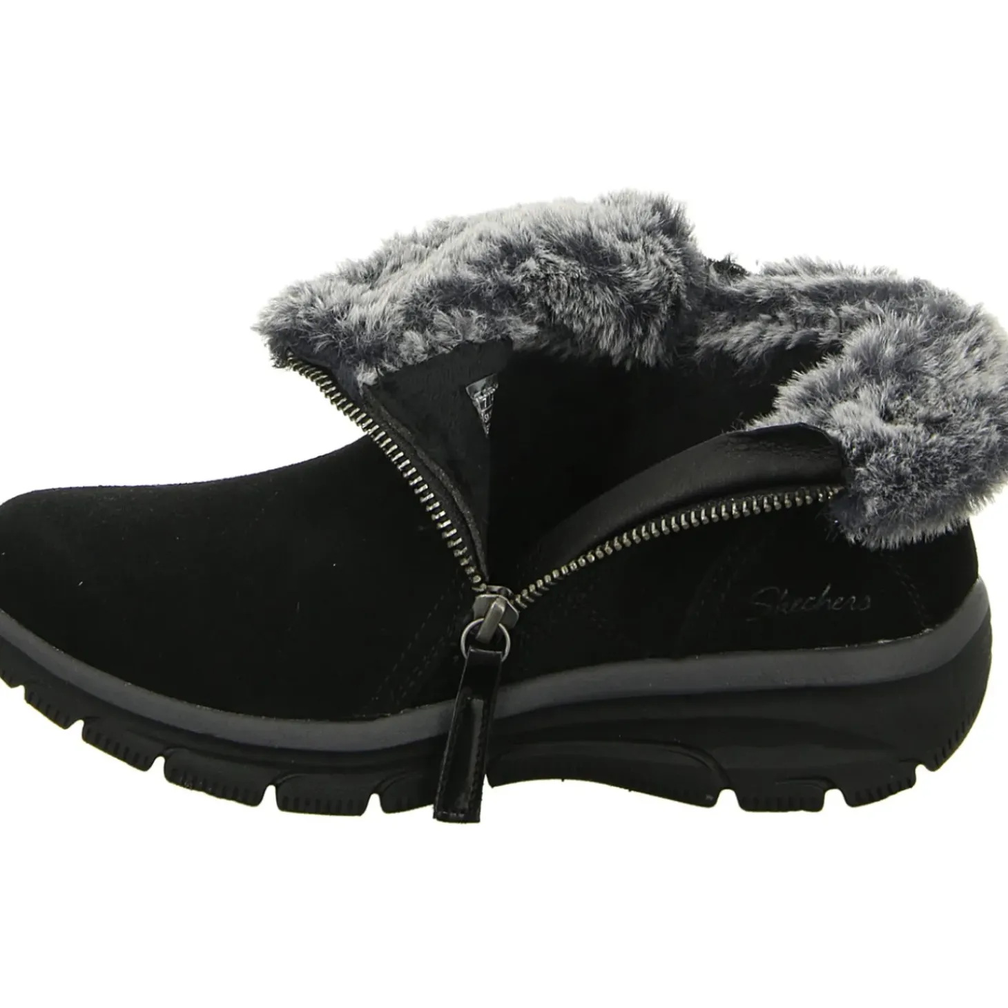 Skechers Schlupf-/Reißverschlußstiefelette Warmfutter bis 35mm Absatz (casual) Easy Going-HIGH ZIP