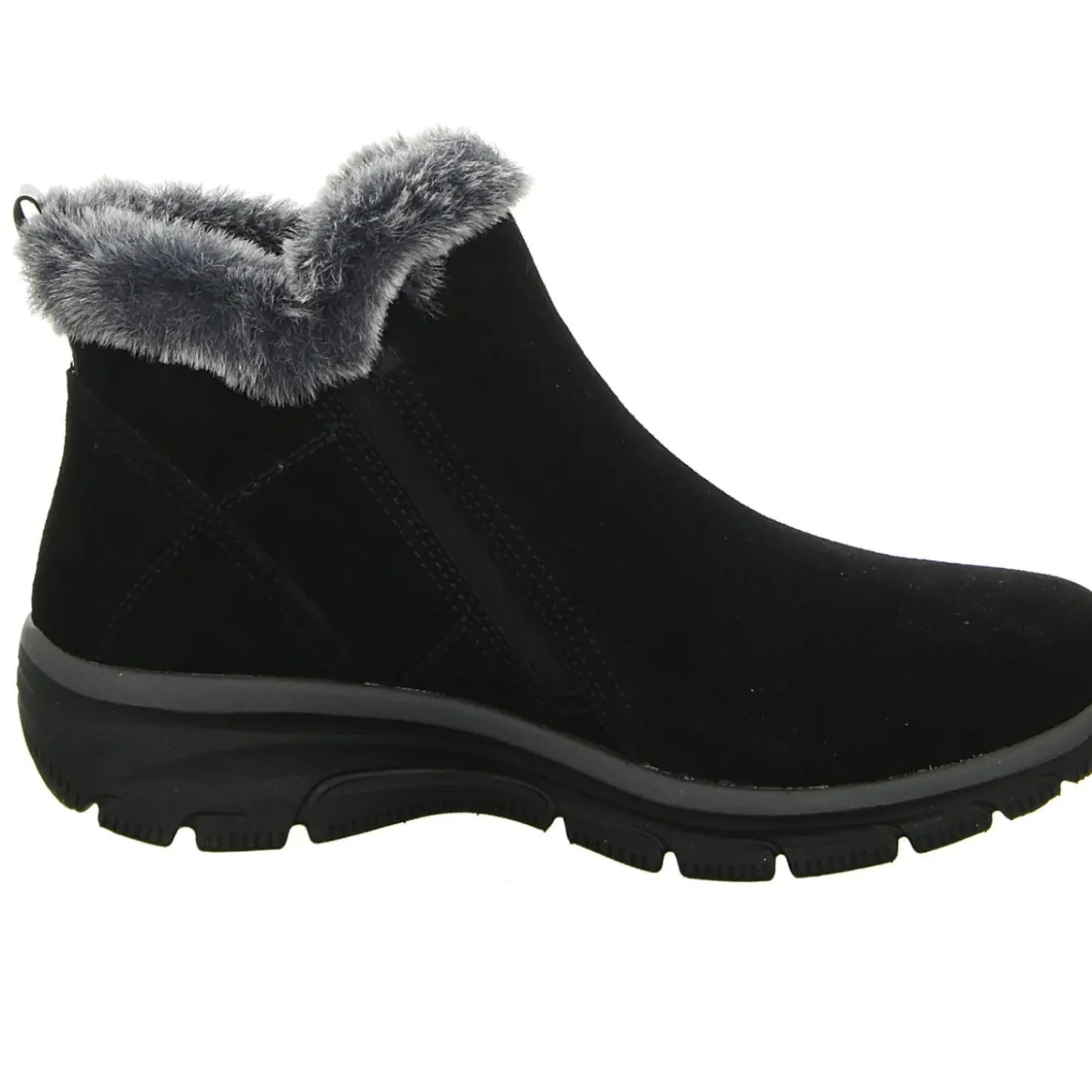 Skechers Schlupf-/Reißverschlußstiefelette Warmfutter bis 35mm Absatz (casual) Easy Going-HIGH ZIP