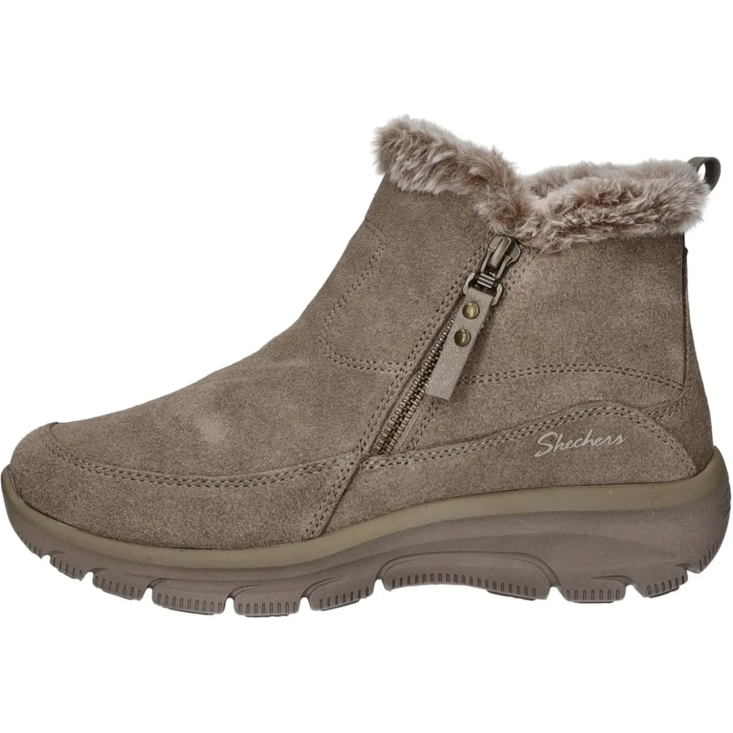 Skechers Schlupf-/Reißverschlußstiefelette Warmfutter bis 35mm Absatz (casual) Easy Going-COOL ZIP!