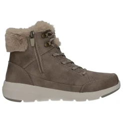 Skechers Schnürstiefelette Warmfutter bis 35mm Absatz (casual) Glacial Ultra-Cozyly
