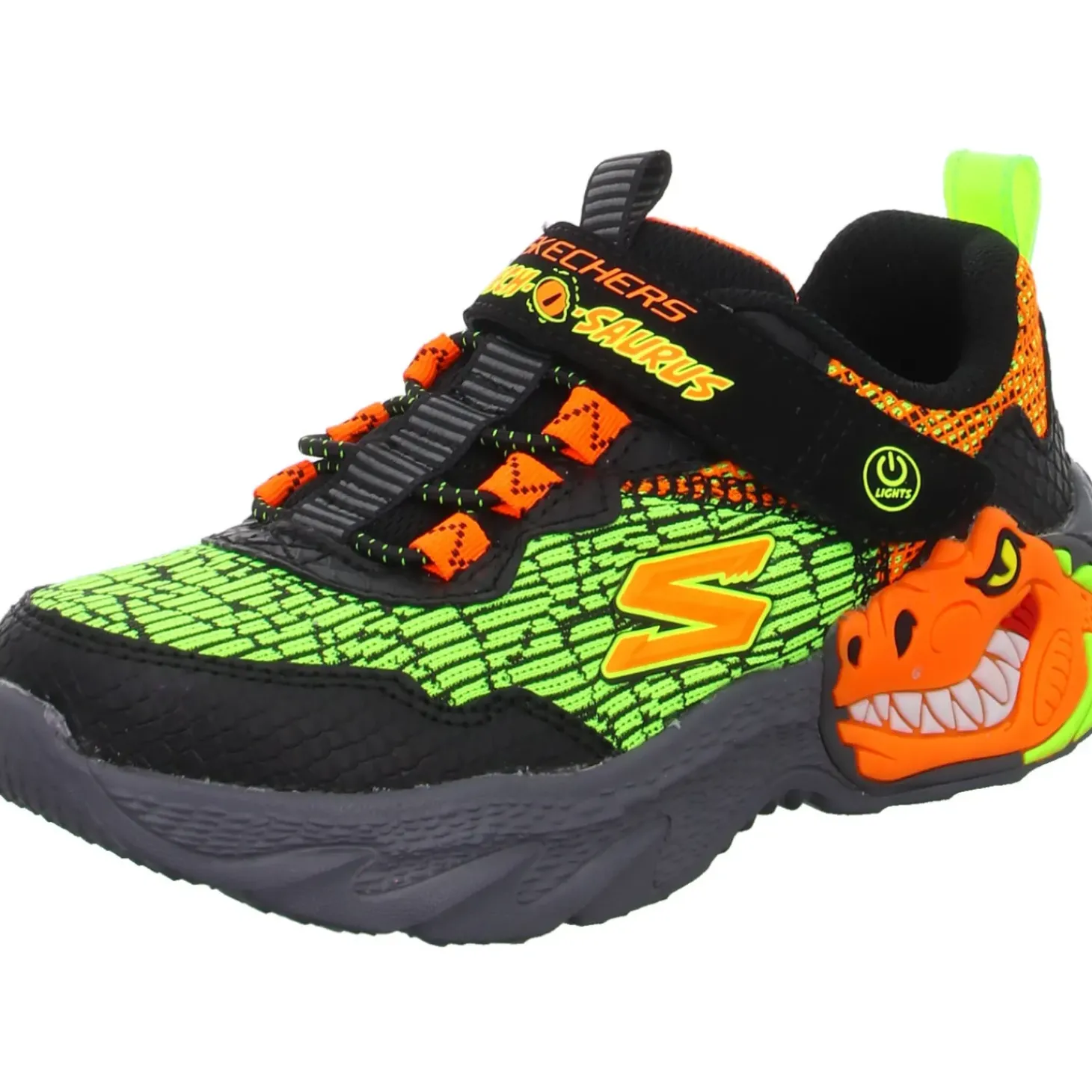 Skechers Slipper/Kletthalbschuh (casual) S Lights- DINO-LIGHTS
