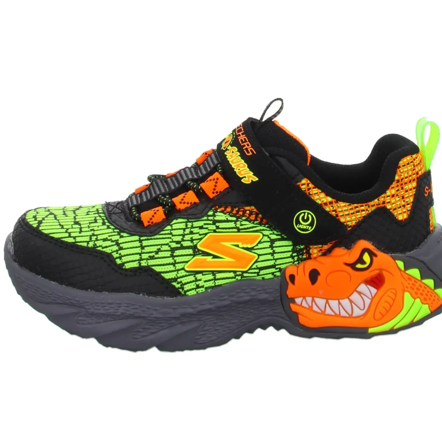 Skechers Slipper/Kletthalbschuh (casual) S Lights- DINO-LIGHTS