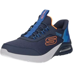 Skechers Slipper/Kletthalbschuh (casual) Microspec Max-BRISK-STRIPE