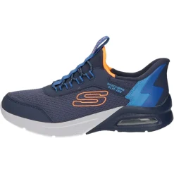Skechers Slipper/Kletthalbschuh (casual) Microspec Max-BRISK-STRIPE