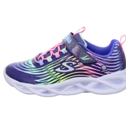 Skechers Slipper/Kletthalbschuh (casual) s lights®-twisty brights-MYSTICAL BLISS