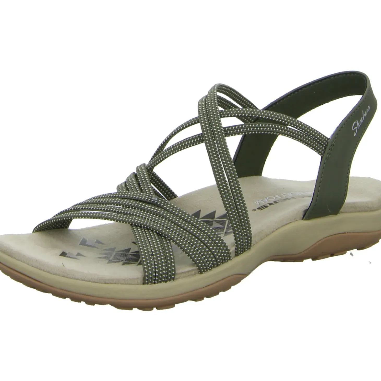 Skechers Sportliche Sandalette bis 30mm Sohlenhöhe Reggae Slim-TURN IT UP