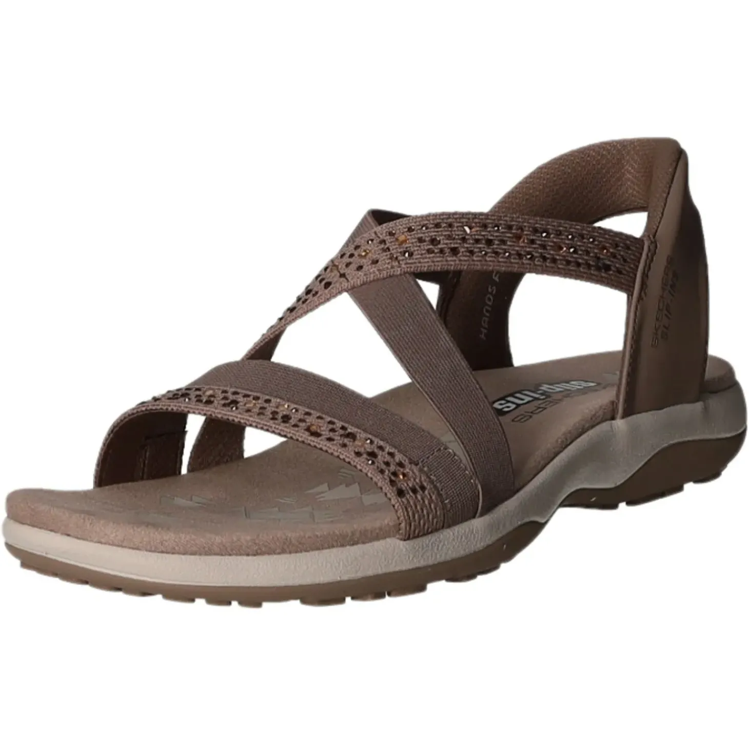 Skechers Sportliche Sandalette bis 30mm Sohlenhöhe REGGAE SLIM-SUMMER SPARKLE