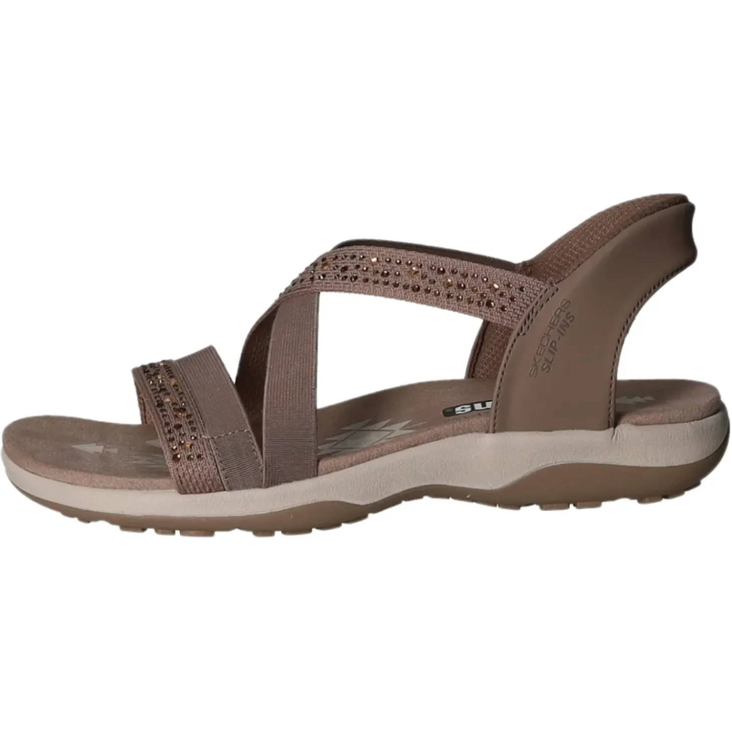 Skechers Sportliche Sandalette bis 30mm Sohlenhöhe REGGAE SLIM-SUMMER SPARKLE
