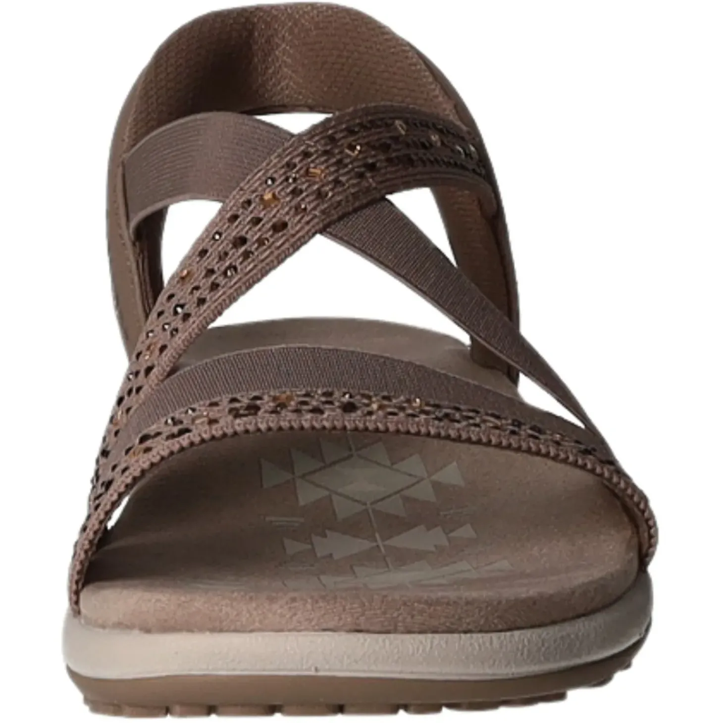 Skechers Sportliche Sandalette bis 30mm Sohlenhöhe REGGAE SLIM-SUMMER SPARKLE